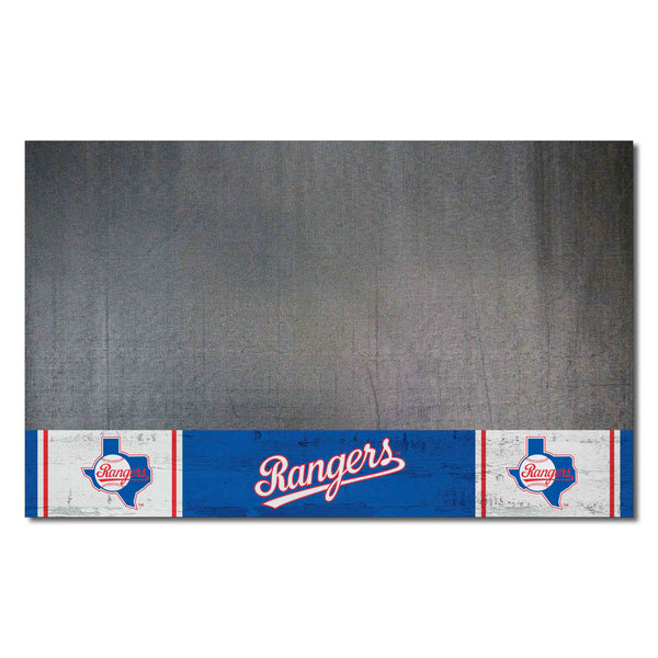 MLBCC - Texas Rangers Grill Mat with Rangers Logo