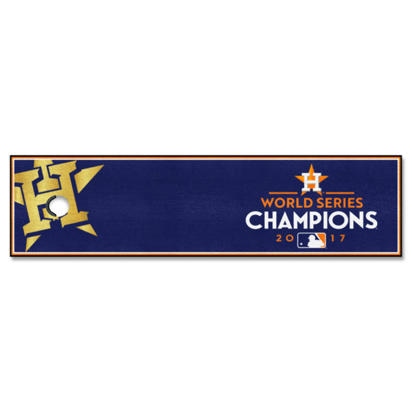 MLB - Houston Astros Putting Green Mat with World Series Champions 2017 H Logo