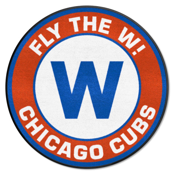 MLB - Chicago Cubs Roundel Mat with W Logo & Name