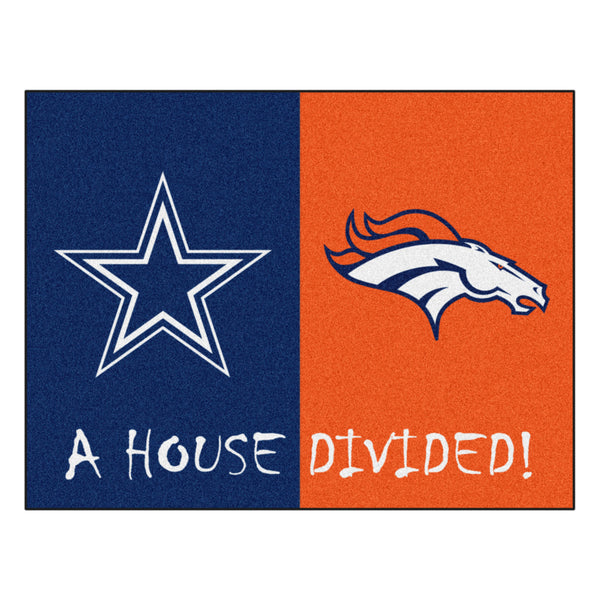 '-House Divided Mat-True Sports Fan