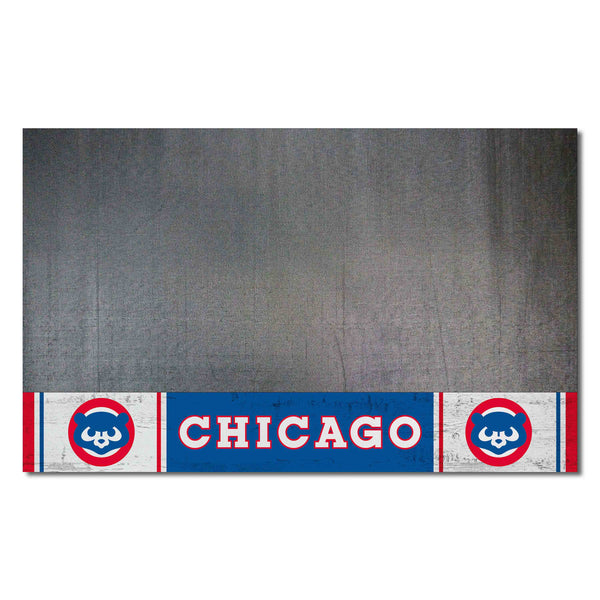 MLBCC - Chicago Cubs Grill Mat with Chicago Logo