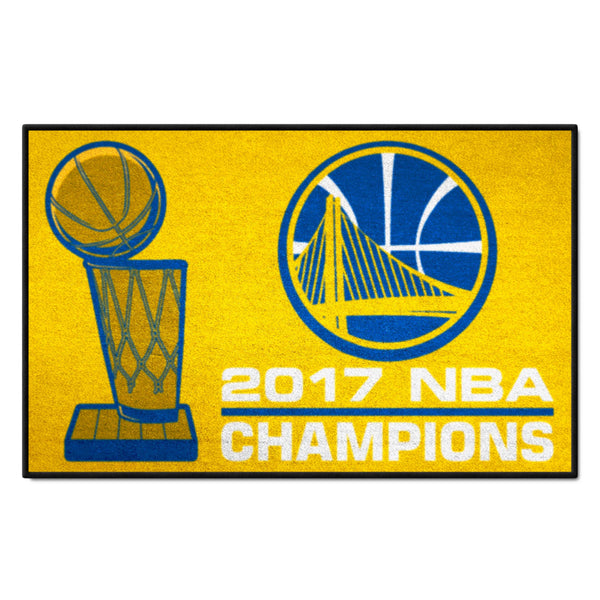 NBA - Golden State Warriors Starter Mat with 2017 NBA Champions Logo