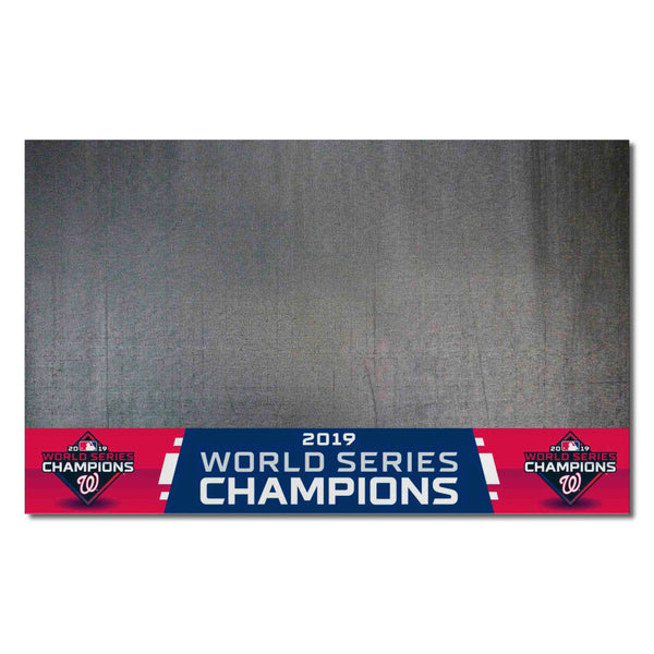 MLB - Washington Nationals Grill Mat with World Series Champions 2019 W Logo