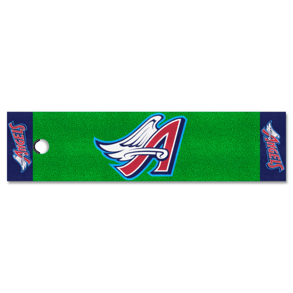 MLBCC - Los Angeles Angels Putting Green Mat with A Logo