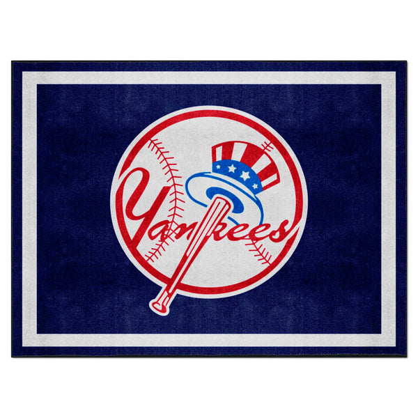 MLB - New York Yankees 8x10 Rug with Yankees logo