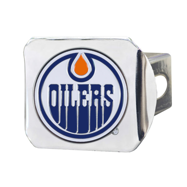 NHL - Edmonton Oilers Color Hitch Cover - Chrome