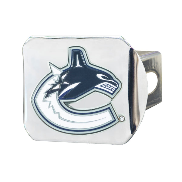 NHL - Vancouver Canucks Color Hitch Cover - Chrome