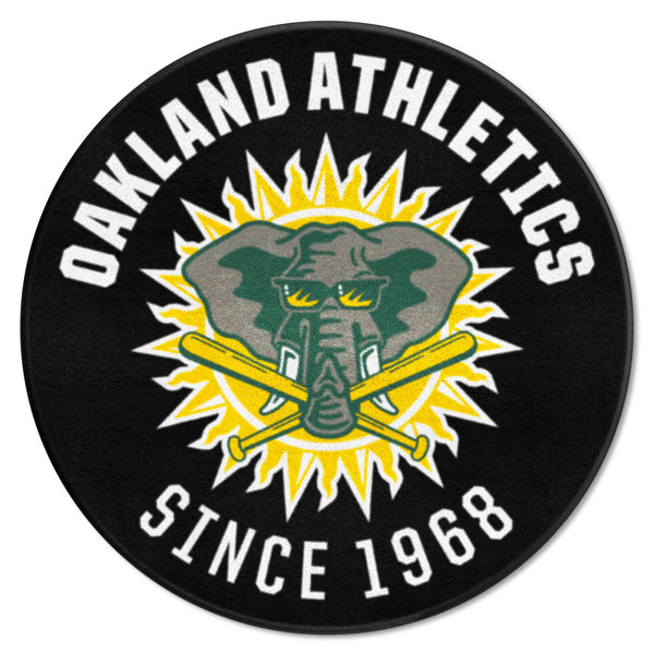 MLBCC - Oakland Athletics Roundel Mat with Symbol Logo
