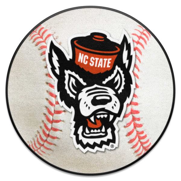 North Carolina State University Baseball Mat with NCS Symbol Logo