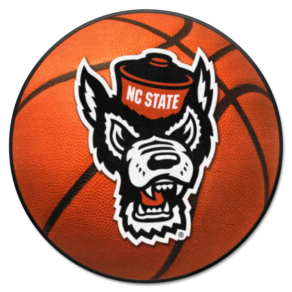 North Carolina State University Basketball Mat with NCS Symbol Logo