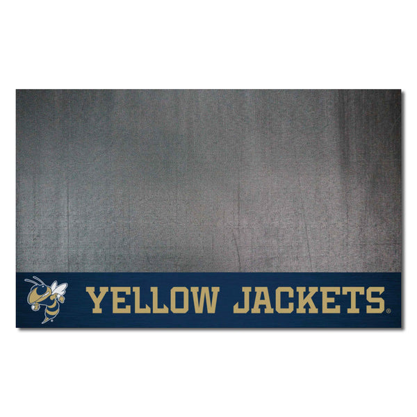 Georgia Tech Grill Mat with GT Buzz Logo and Yellow Jackets