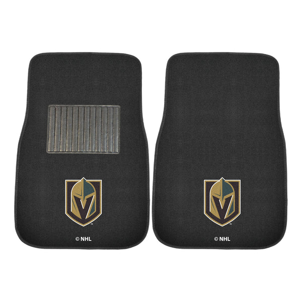 '-2-pc Embroidered Car Mat Set-True Sports Fan