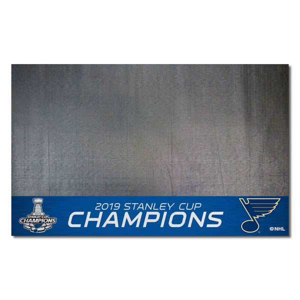 NHL - St. Louis Blues Grill Mat with 2019 Stanley Cup Champions Logo