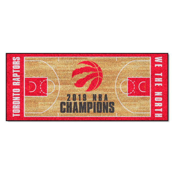 NBA - Toronto Raptors NBA Court Large Runner with 2019 NBA Champions Logo