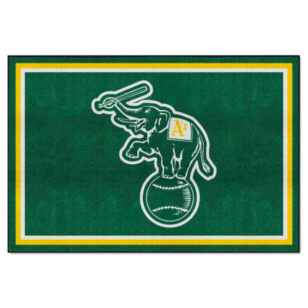 MLB - Oakland Athletics 5x8 Rug with Symbol Logo