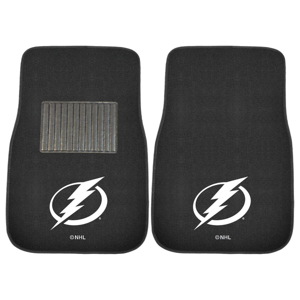 NHL - Tampa Bay Lightning 2-pc Embroidered Car Mat Set