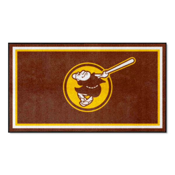 MLB - San Diego Padres 3x5 Rug with Symbol Logo