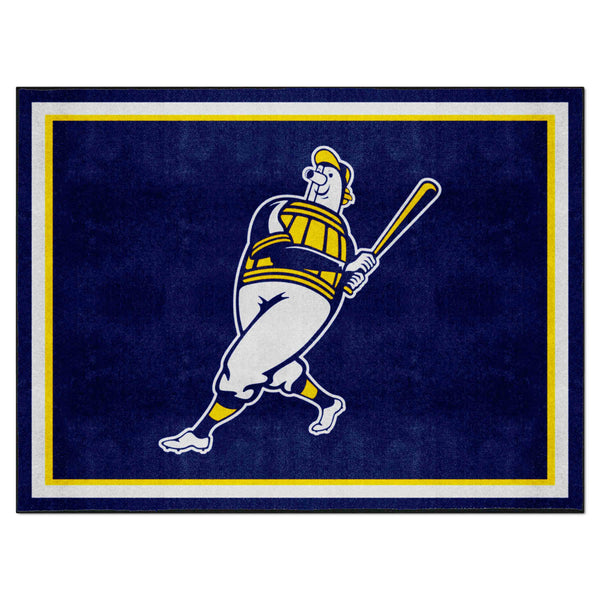 MLB - Milwaukee Brewers 8x10 Rug with MB Mascot Logo