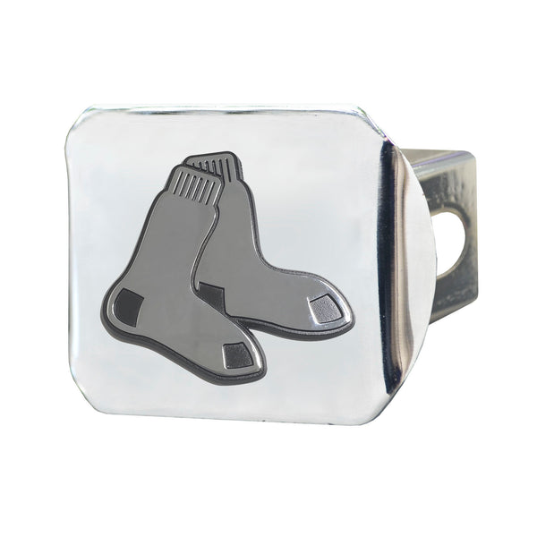 MLB - Boston Red Sox Hitch Cover - Chrome with Sox Logo