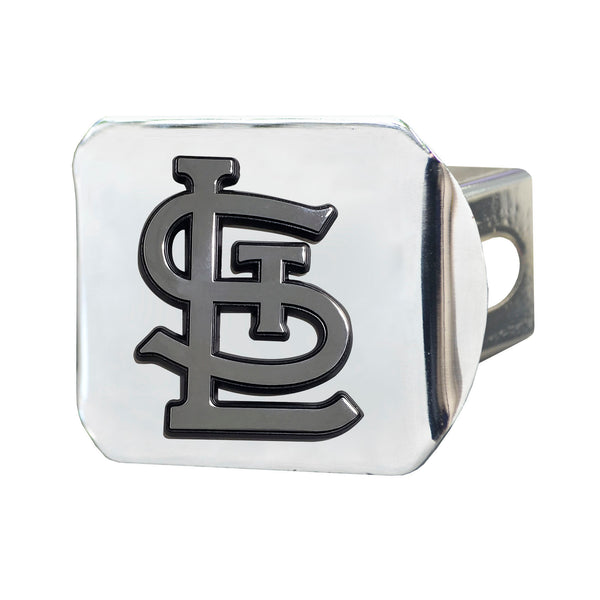 MLB - St. Louis Cardinals Hitch Cover - Chrome with St. L Logo