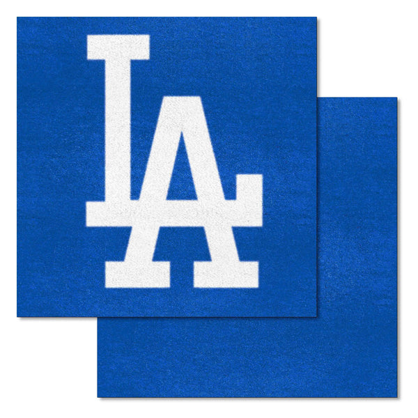 MLB - Los Angeles Dodgers Team Carpet Tiles with LA Logo