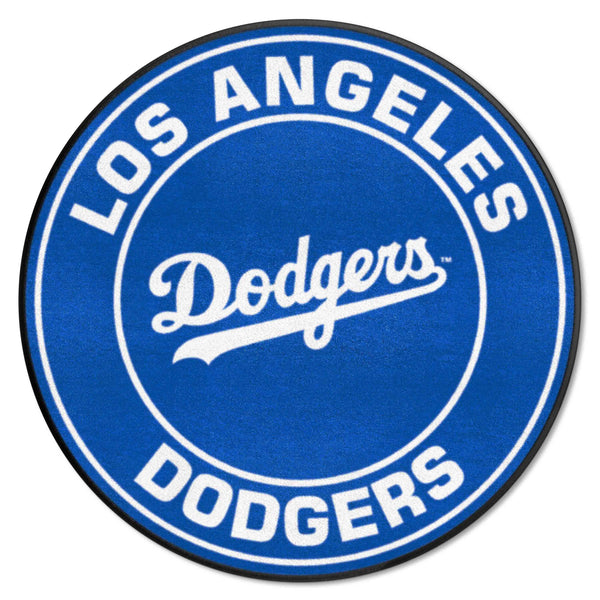 MLB - Los Angeles Dodgers Roundel Mat with Dodgers Logo & Name