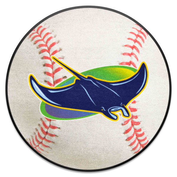 MLB - Tampa Bay Rays Baseball Mat with Symbol Logo