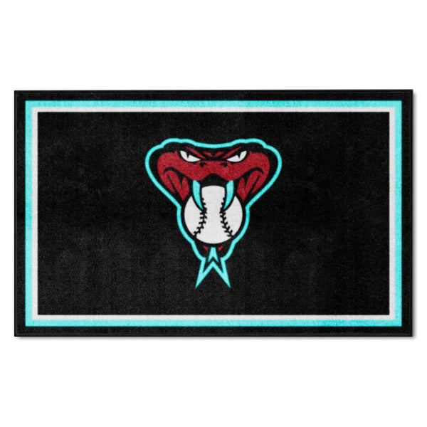 MLB - Arizona Diamondbacks 4x6 Rug with AD Symbol Logo