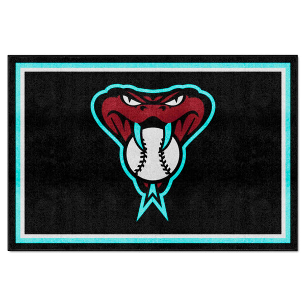 MLB - Arizona Diamondbacks 5x8 Rug with AD Symbol Logo