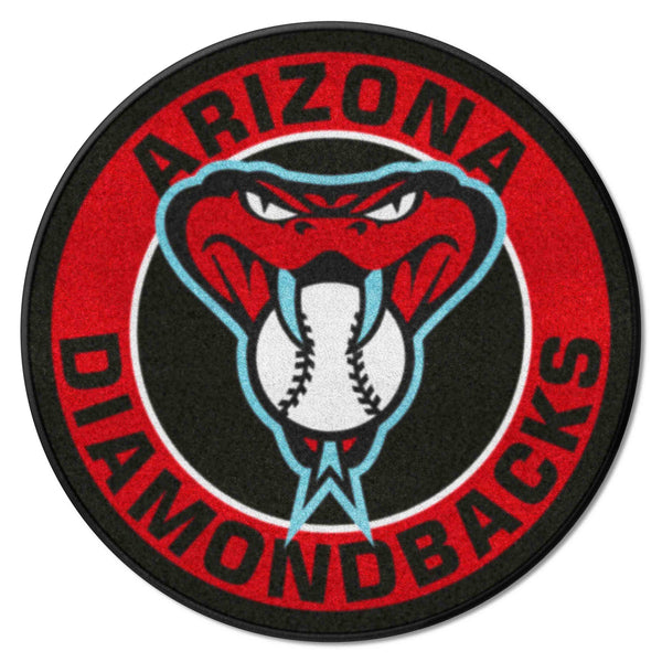 MLB - Arizona Diamondbacks Roundel Mat with AD Symbol Logo & Name