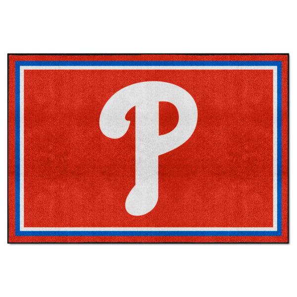 MLB - Philadelphia Phillies 5x8 Rug with P Logo