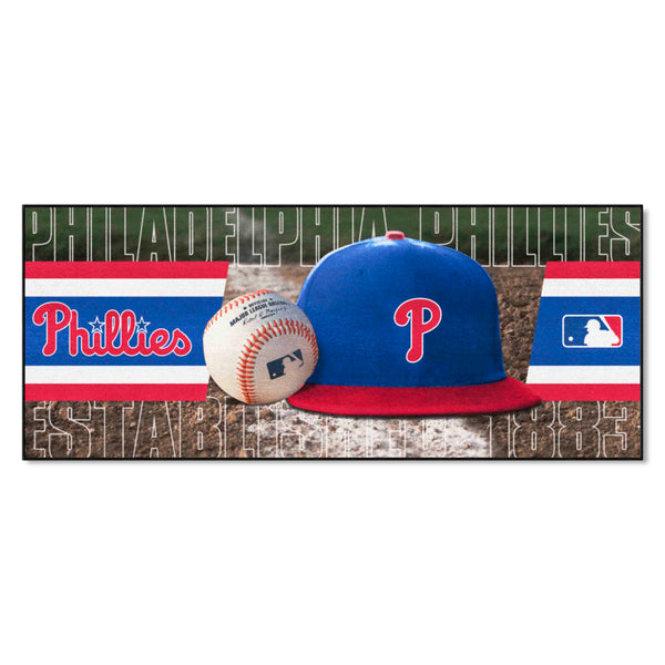 MLB - Philadelphia Phillies Baseball Runner ith the Phillies Logo