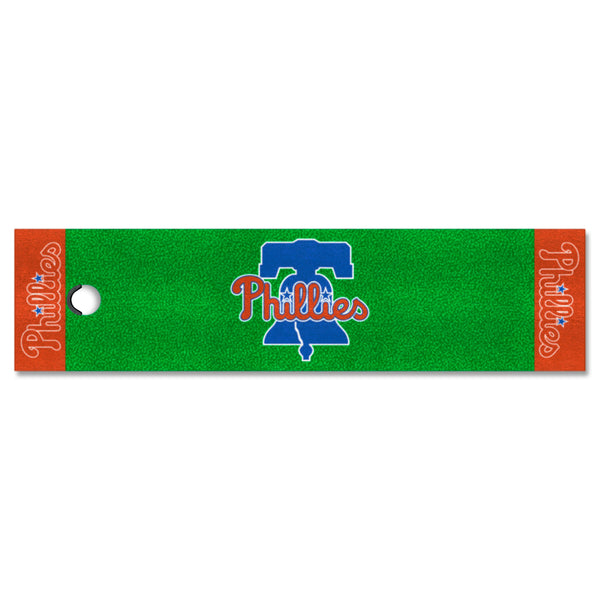 MLB - Philadelphia Phillies Putting Green Mat with Liberty Bell Logo