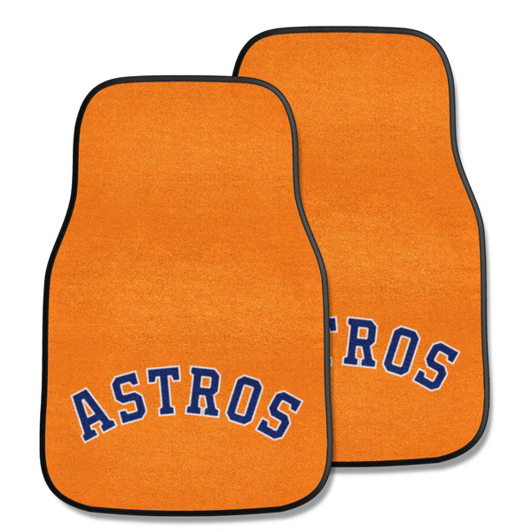 MLB - Houston Astros 2-pc Carpet Car Mat Set with Astros Logo