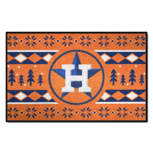 MLB - Houston Astros Starter Mat - Holiday Sweater