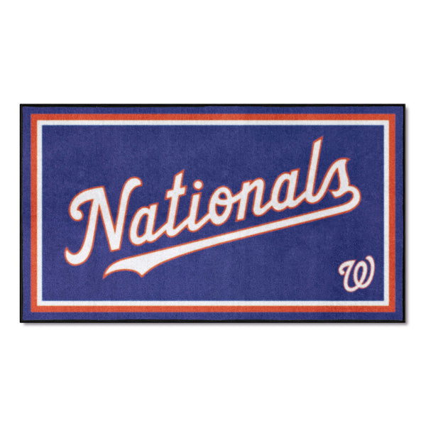 MLB - Washington Nationals 3x5 Rug with Nationals Logo