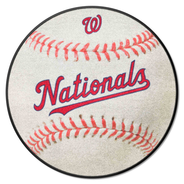 MLB - Washington Nationals Baseball Mat with Nationals Logo