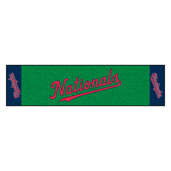 MLB - Washington Nationals Putting Green Mat with Nationals Logo