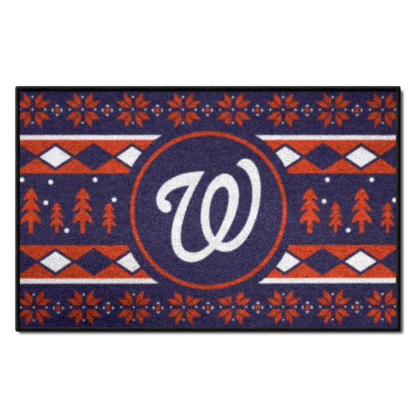 MLB - Washington Nationals Starter Mat - Holiday Sweater