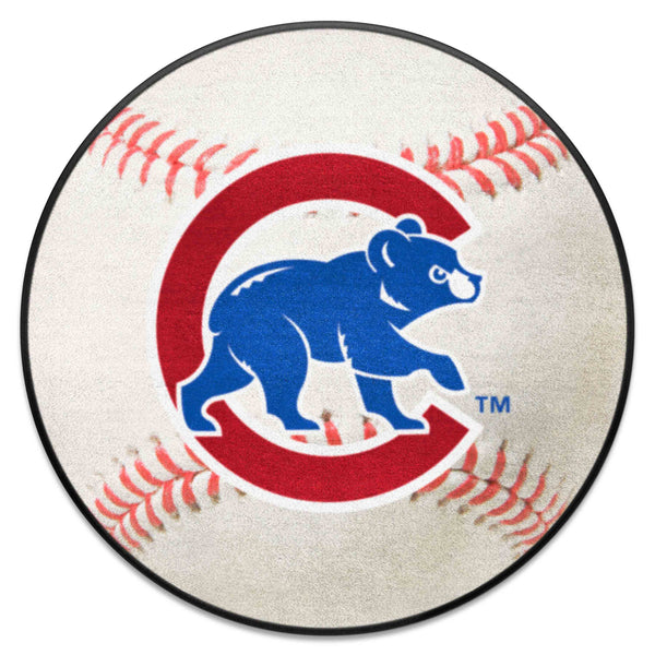 MLB - Chicago Cubs Baseball Mat with Cubs Logo