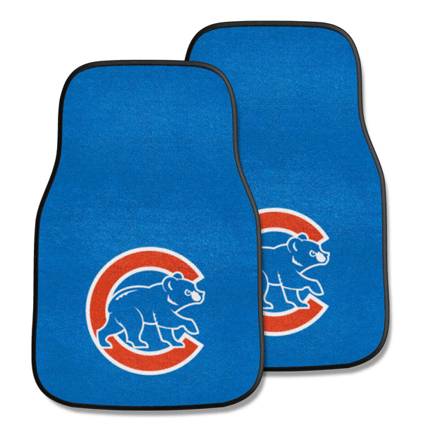 MLB - Chicago Cubs 2-pc Carpet Car Mat Set with Cubs Logo