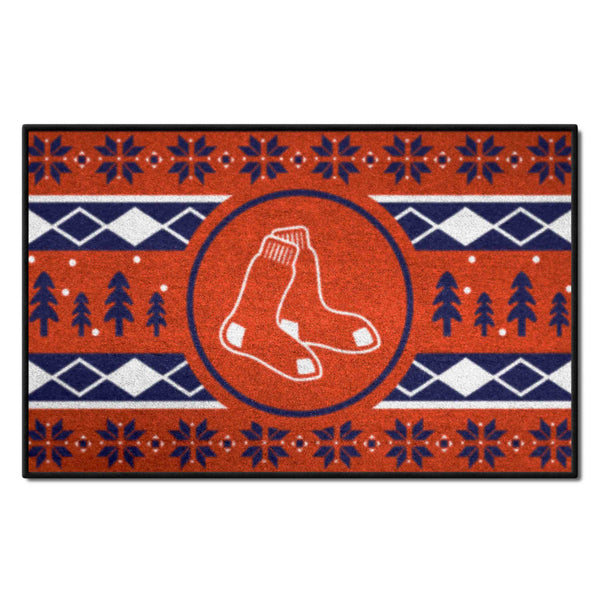 MLB - Boston Red Sox Starter Mat - Holiday Sweater
