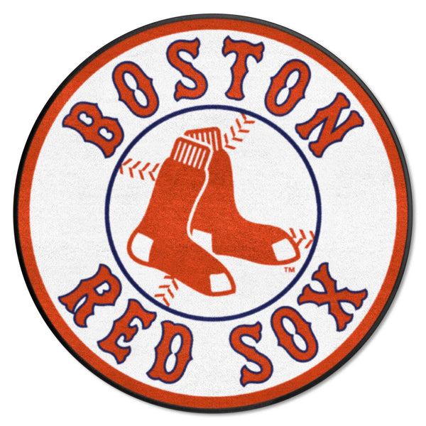 MLB - Boston Red Sox Roundel Mat with Sox Logo & Name