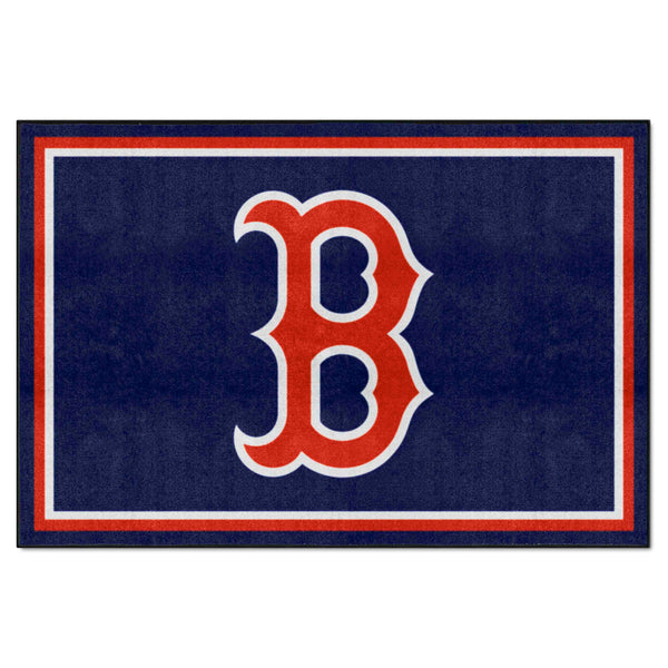 MLB - Boston Red Sox 5x8 Rug with B Logo