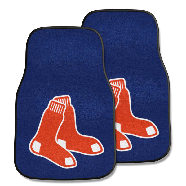 MLB - Boston Red Sox 2-pc Carpet Car Mat Set with Sox Logo