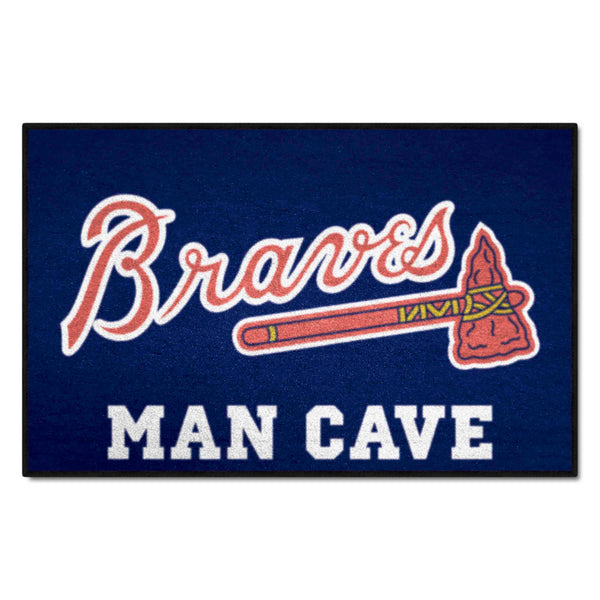 MLB - Atlanta Braves Man Cave Starter with AB Symbol Logo