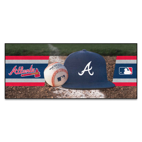 MLB - Atlanta Braves Baseball Runner with A Logo & Name