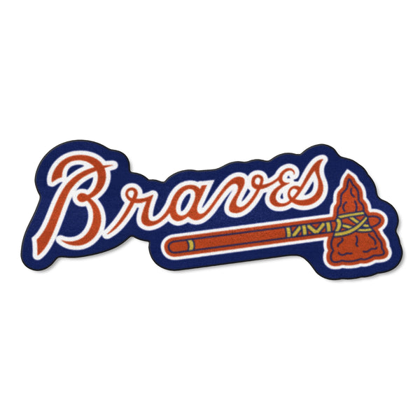 MLB - Atlanta Braves Mascot Mat with AB Symbol Logo