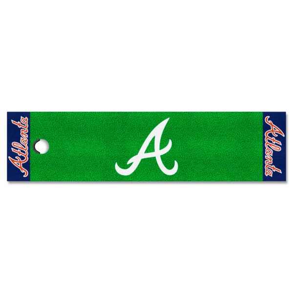 MLB - Atlanta Braves Putting Green Mat with A Logo & Name