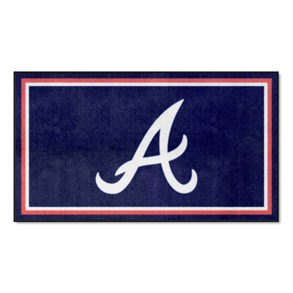 MLB - Atlanta Braves 3x5 Rug with A Logo